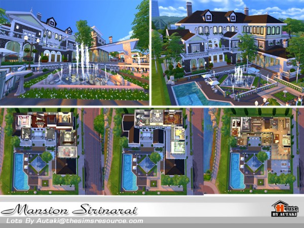  The Sims Resource: Mansion Sirinarai by Autaki