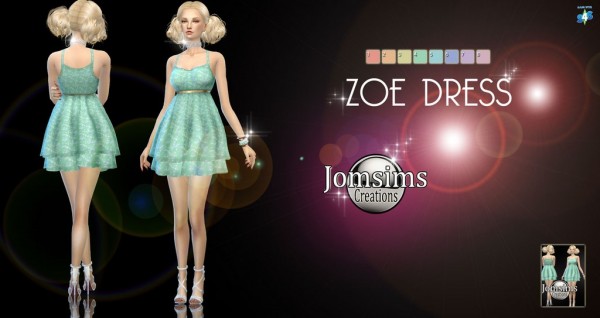 Jom Sims Creations: Zoe dress