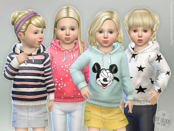  The Sims Resource: Hoodie for Toddler Girls P03 by lillka