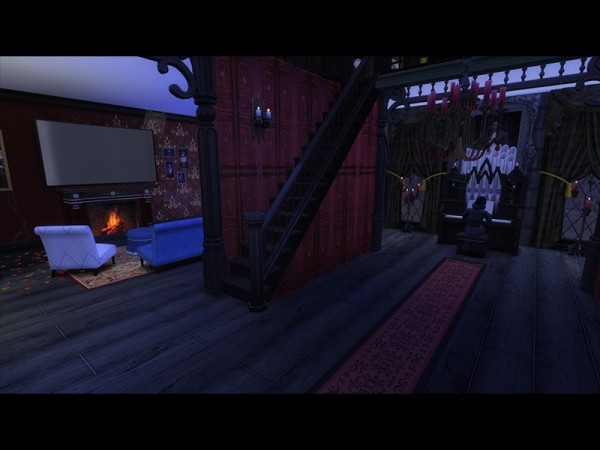 The Sims Resource: Dark Moon Vampire Lair by circasuzanne