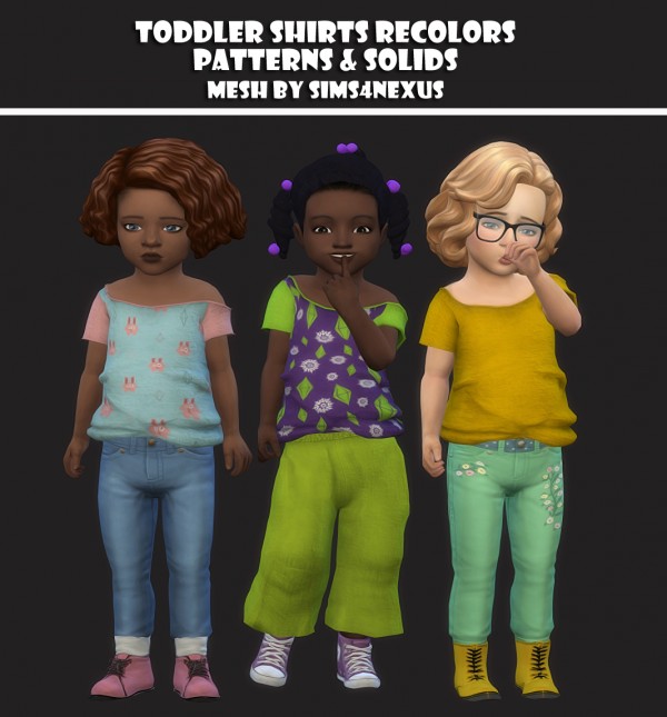 Simsworkshop: Toddler Shirts Recolors by maimouth