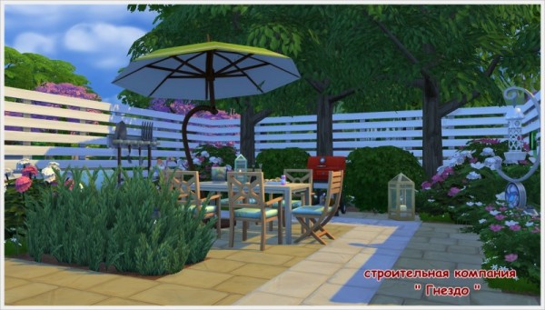  Sims 3 by Mulena: Our courtyard 1