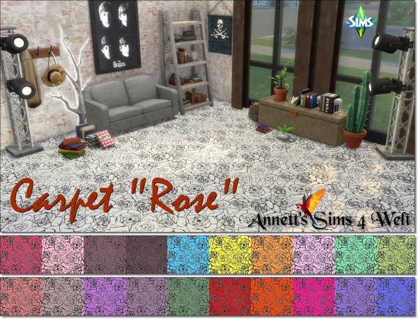  Annett`s Sims 4 Welt: Carpet Rose
