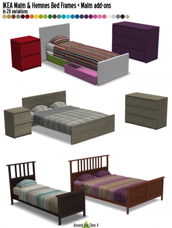  Around The Sims 4: IKEA Bedrooms