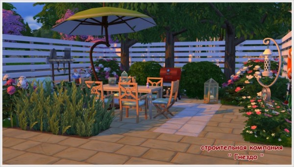  Sims 3 by Mulena: Our courtyard 1