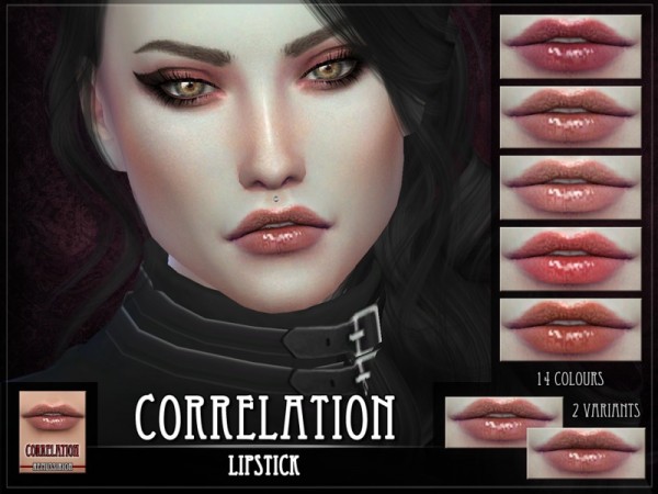  The Sims Resource: Correlation Lipstick by RemusSirion