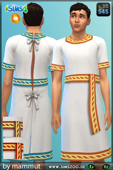  Blackys Sims 4 Zoo: Outfit Early Civ 2by mammut