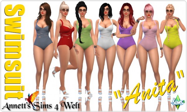  Annett`s Sims 4 Welt: Swimsuits Anita