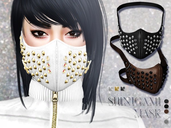  The Sims Resource: Shinigami Mask by Pralinesims
