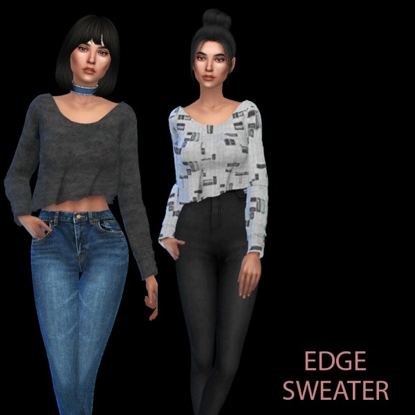  Leo 4 Sims: Edge sweater