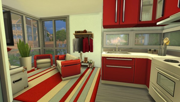 Mod The Sims: Sound of Serenity   tiny house for a small family by Ainotar
