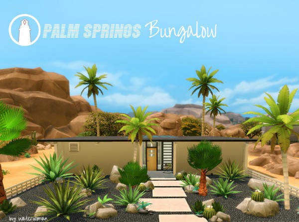  Akisima Sims Blog: Palm Springs Bungalow