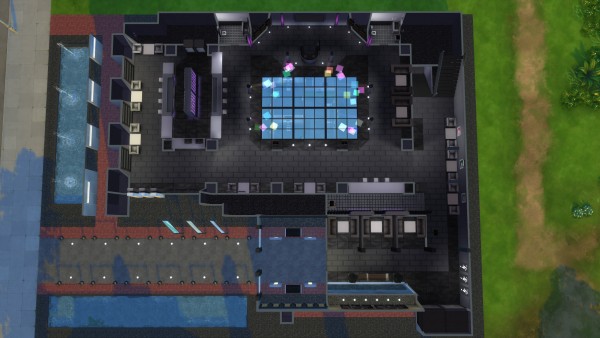  Mod The Sims: Crystaline Nightclub   NO CC by Analytic