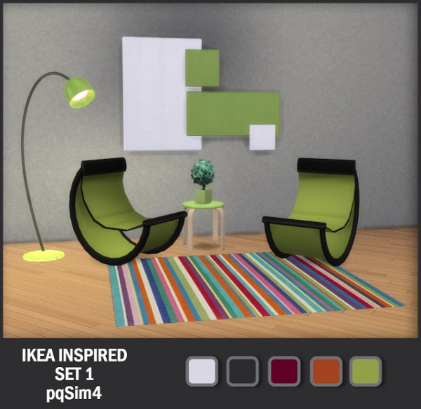  PQSims4: Ikea Inspired Set 1