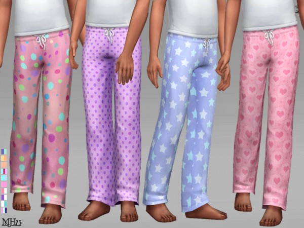 The Sims Resource: Child PJ Bottoms by Margeh 75