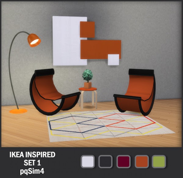  PQSims4: Ikea Inspired Set 1