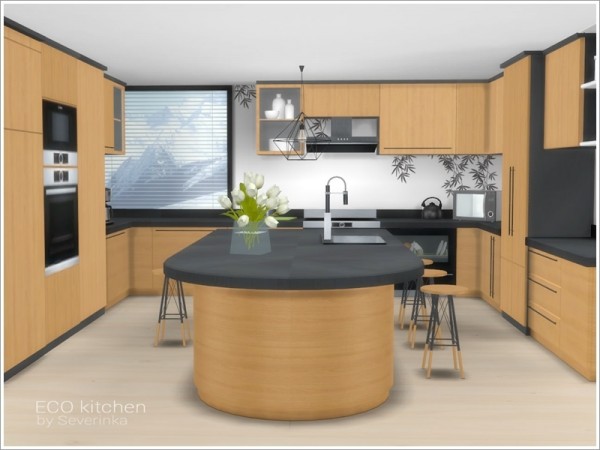  The Sims Resource: ECO kitchen by Severinka