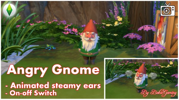  Mod The Sims: Angry Gnome Animated by Bakie