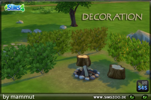  Blackys Sims 4 Zoo: Laubwand by mammut