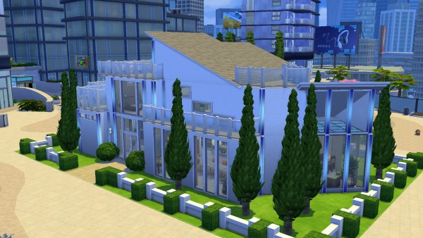  Mod The Sims: Modern Bachelor 1Bed 2Bath by PolarBearSims