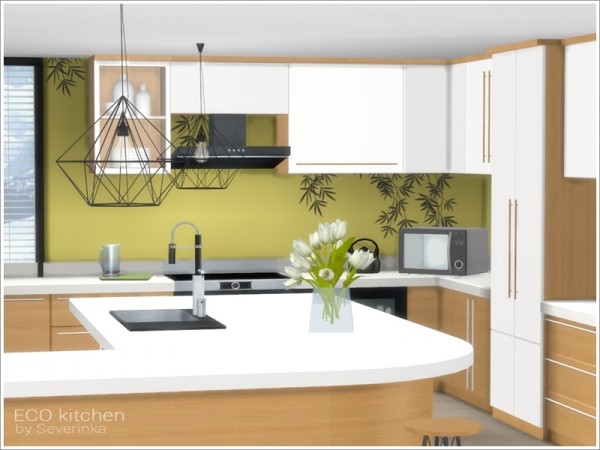  The Sims Resource: ECO kitchen by Severinka
