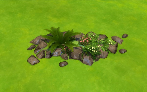  Mod The Sims: Natural Edging: Rock Crack River by Snowhaze