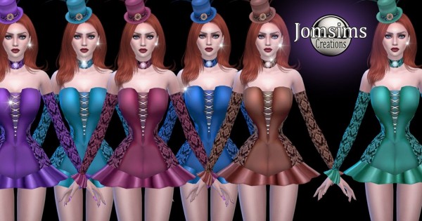  Jom Sims Creations: Burlesque outfit