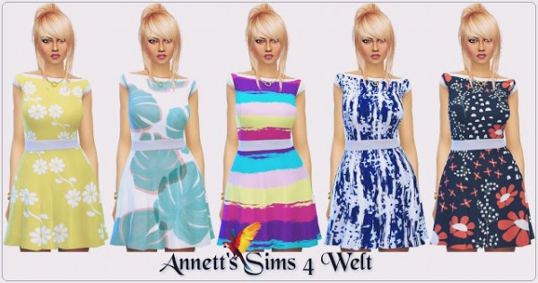  Annett`s Sims 4 Welt: Spring 2017   Dresses Recolors