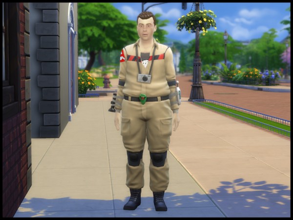  Mod The Sims: Ghostbuster Outfit  by Witchbadger