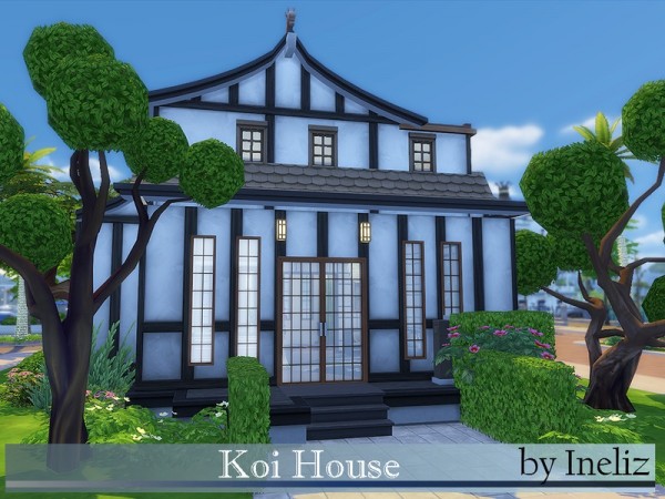  The Sims Resource: Koi House by Ineliz