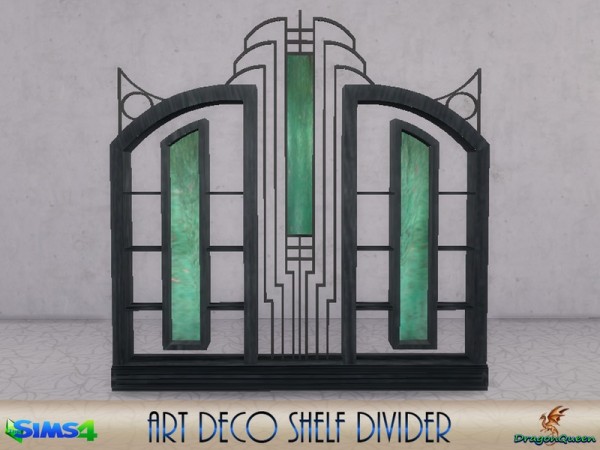  The Sims Resource: Art Deco Shelf Divider by DragonQueen