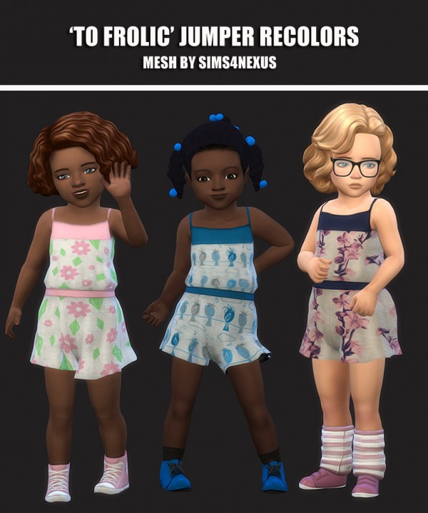  Simsworkshop: To Frolic Toddler Jumper Recolored by maimouth