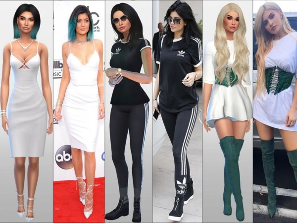  The Sims Resource: Kylie Jenner sims model by sand y