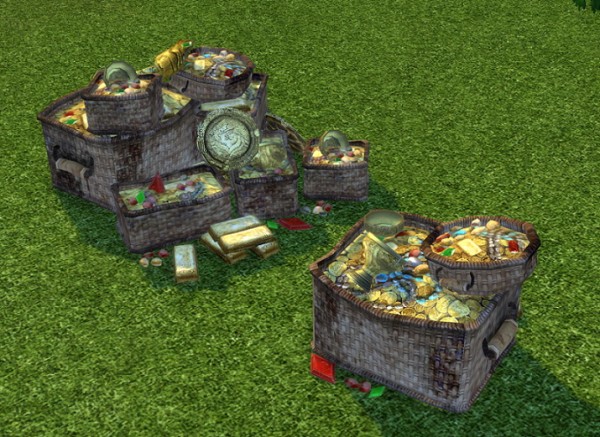 Simsworkshop: Large and Small Treasure Piles by BigUglyHag