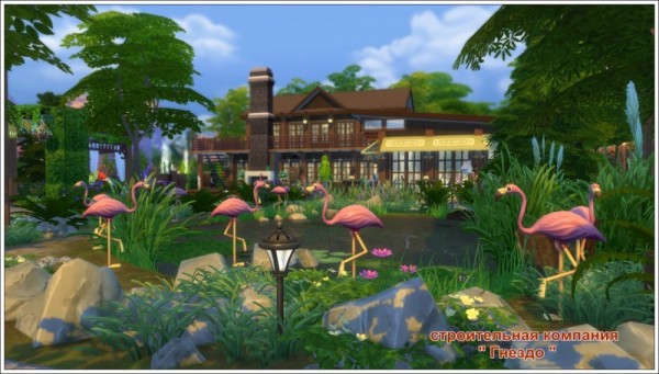  Sims 3 by Mulena: Restaurant Summer day