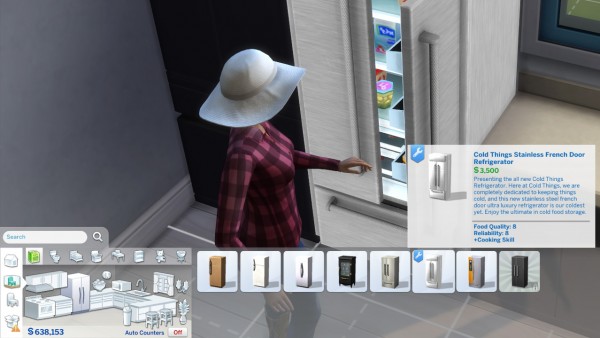  Mod The Sims: Cold Things Stainless French Door Refrigerator by ladymumm