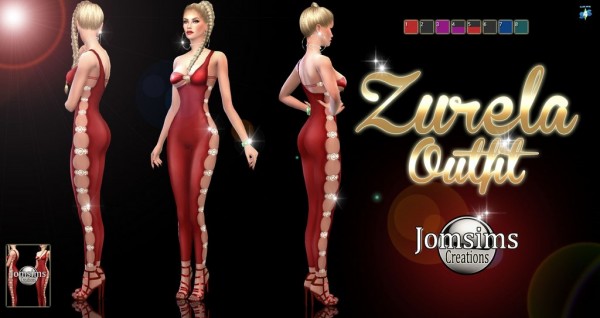  Jom Sims Creations: Zurela outfit