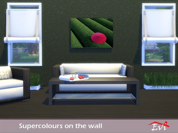  The Sims Resource: Supercolours on the wall by evi