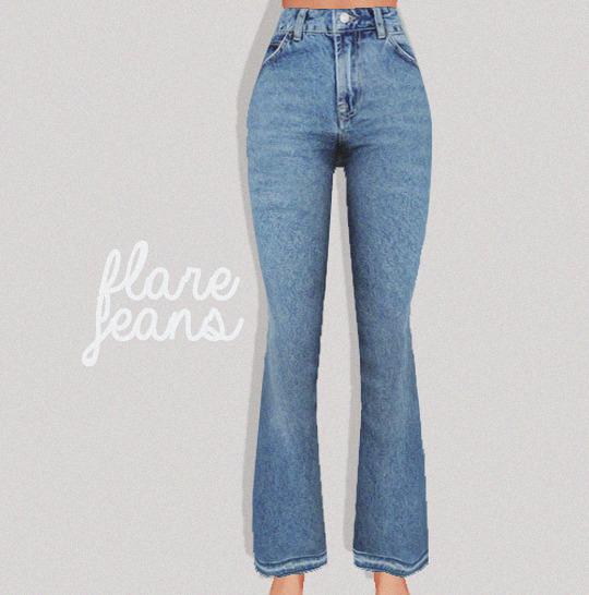  Pure Sims: Flare jeans