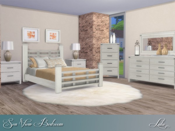  The Sims Resource: Sea View Bedroom by Lulu265