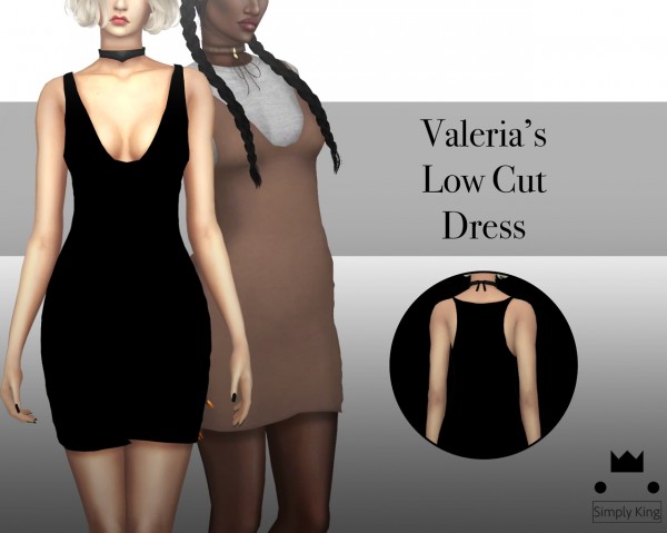  Simply King: Valeria’s Low Cut Dress