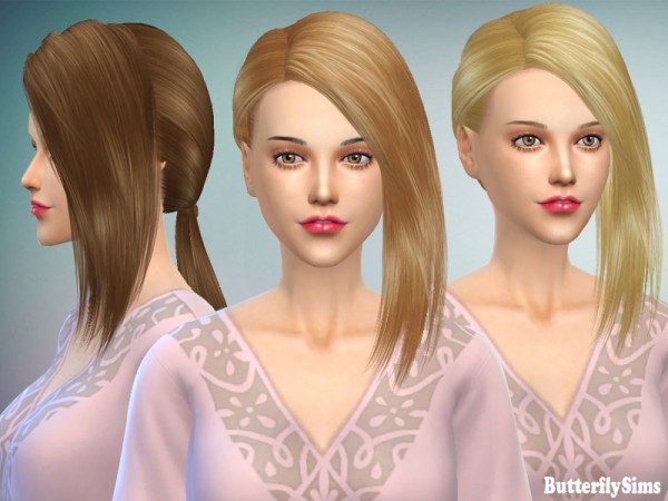  Butterflysims: B flysims 156  No hat free hairstyle