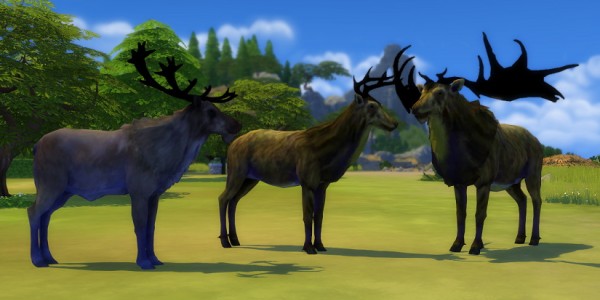  Simsworkshop: Skyrim Elk and Reindeer by BigUglyHag
