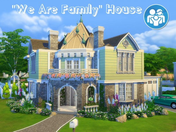  Akisima Sims Blog: We Are Family House