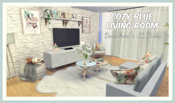  Dinha Gamer: Cozy Blue Living Room