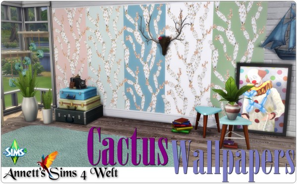  Annett`s Sims 4 Welt: Wallpapers Cactus