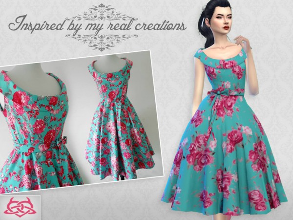  The Sims Resource: Romi dress by Colores Urbanos