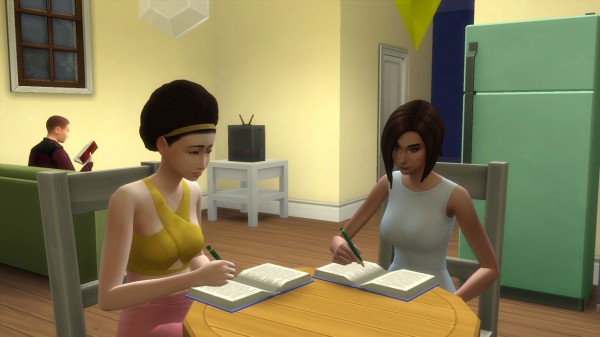  Mod The Sims: Teen Homework Fix by ukbucket