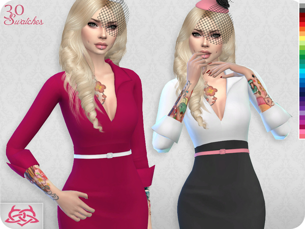  The Sims Resource: Set Skirt and Blouse by  Colores Urbanos