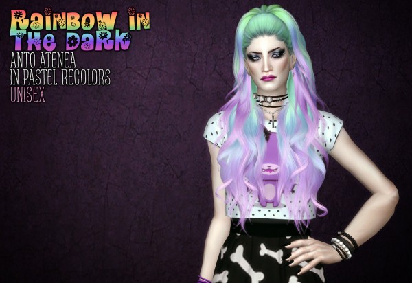  The Path Of Nevermore: Anto`s  Rainbow in The Dark hair recolored